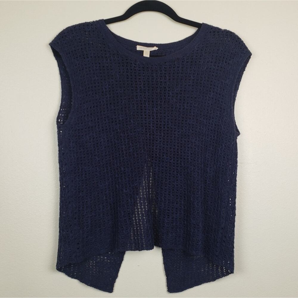 Eileen Fisher | Blue wrap back Knit top, Size PS